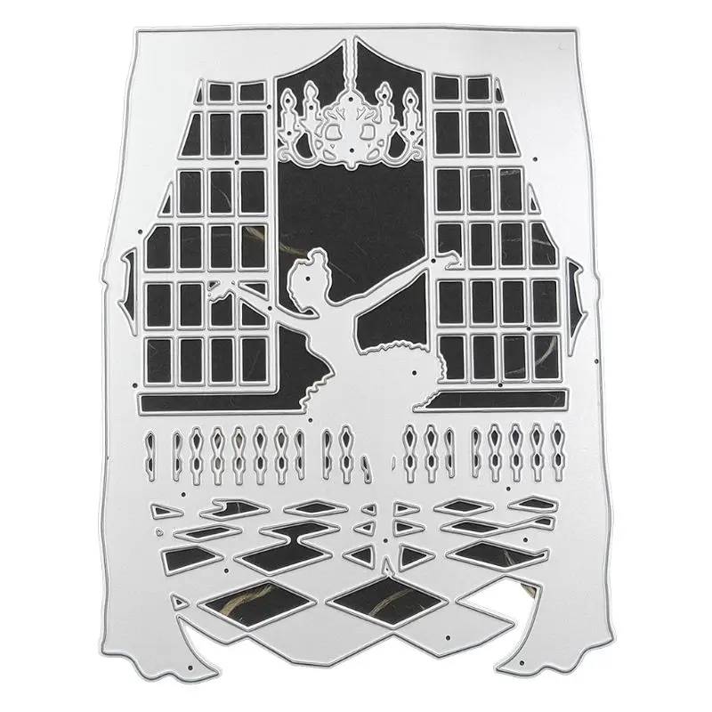 Ballet Girl Metal Cutting Dies Stencil Scrapbooking DIY Album Stamp Paper Art | Дом и сад