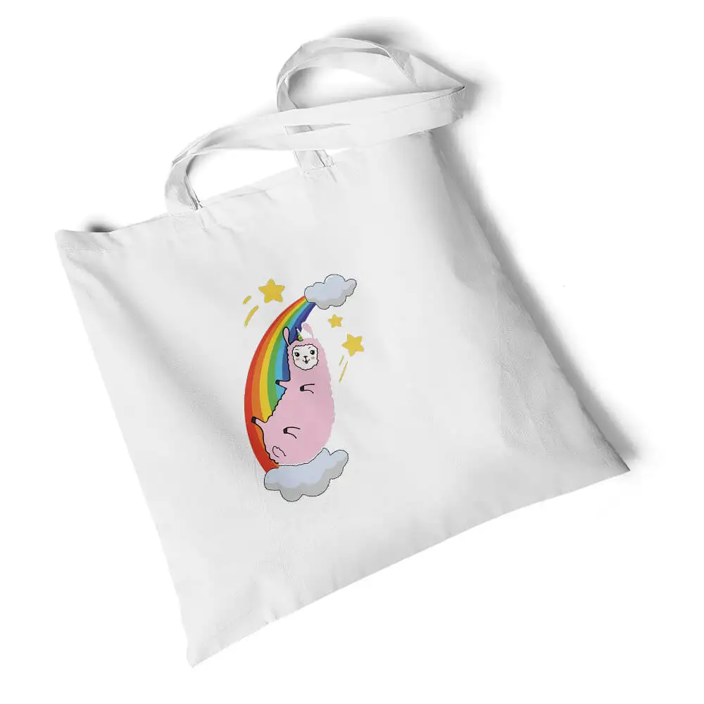 Модная Складная многоразовая дорожная сумка с радужным принтом|Хозяйственные