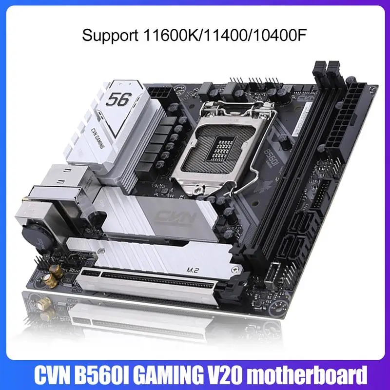 Colorful CVN B560I GAMING V20 Motherboard Support 11600K/11400/10400F LGA 1200 CPU Mainboard with SATA Cable | Компьютеры и офис