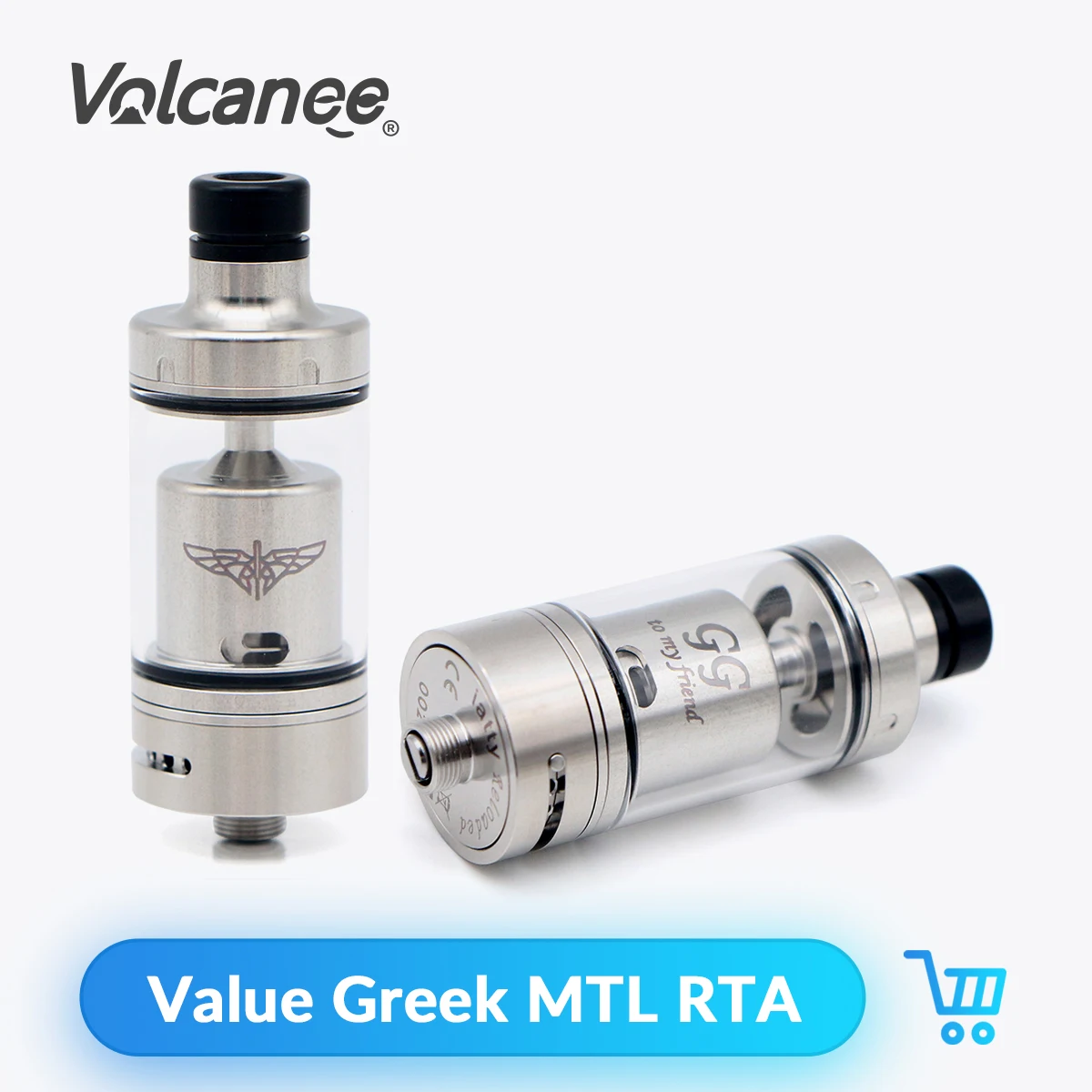Volcanee Vape ShenRay значение греческий MTL RTA Rebuildable SS316L атомайзер Топ наполнение системы