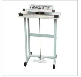 

SF-600 Pedal sealing machine for plastic bag with the knife cutting function , Pedal Impulse Plastic bag Sealer