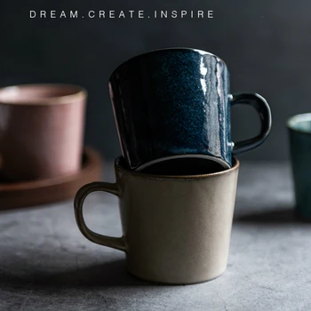 

Japan Imported Milk Coffee Mugs Underglaze Color Mug Breakfast Mug Office Home Drinkware Tea Cup for Lover's Gifts Dropshipping