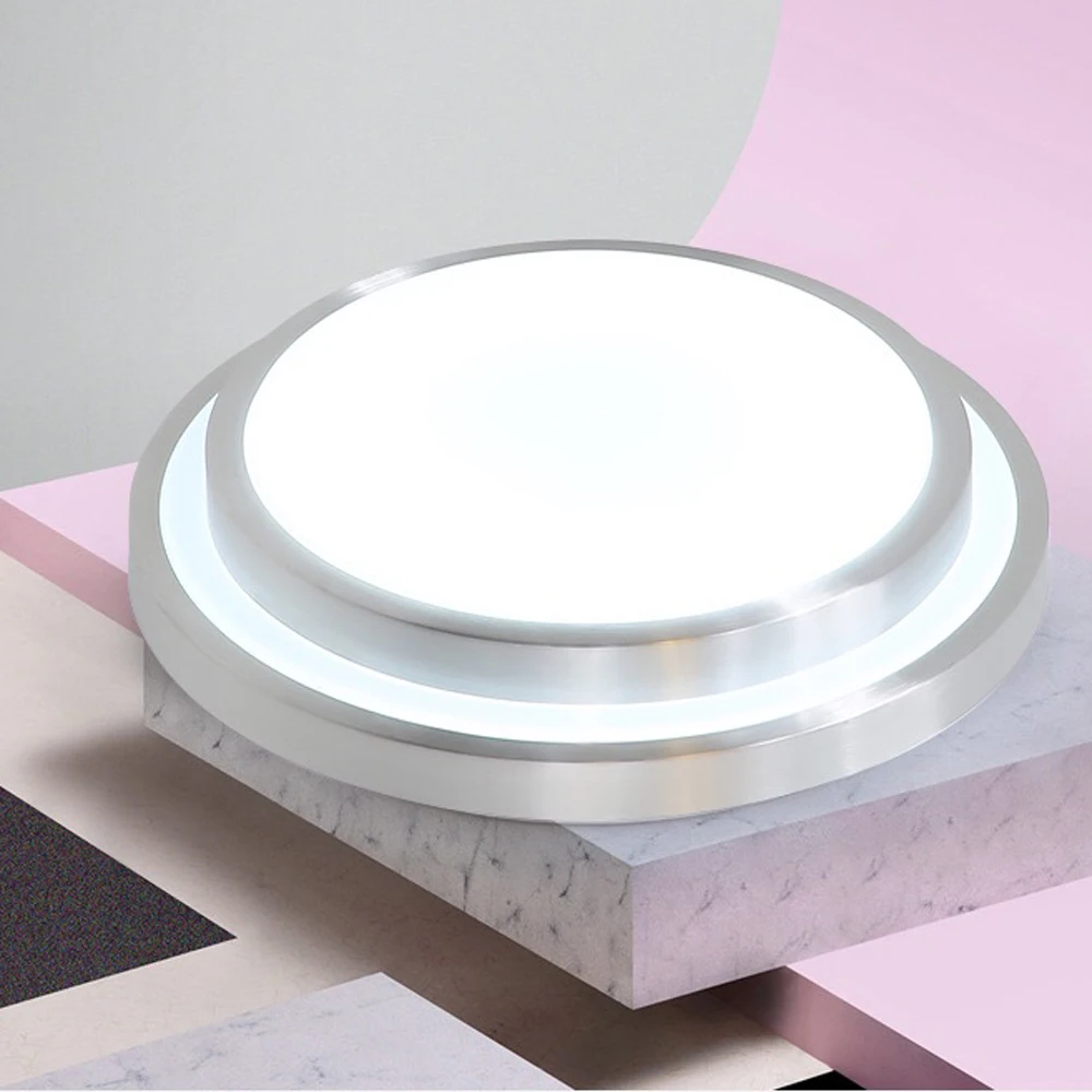

Modern LED ceiling lights for bedroom and living room ceiling lights double circular acrylic ceiling light for home lighting