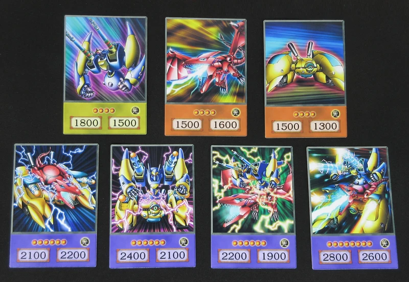  16pcs/set Yu-Gi-Oh Machine Union Anime Style Cards VWXYZ AtoZ Seto Kaiba Fusion Dragon Cannon Yugio
