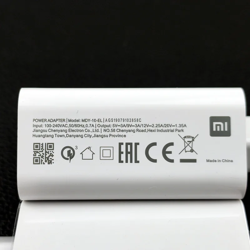 xiaomi Turbo charger EU qc 4,0 Быстрая зарядка 27 Вт адаптер usb type c кабель для redmi note 8 7 K20 Pro mi 9 9t cc9 se mi x 4