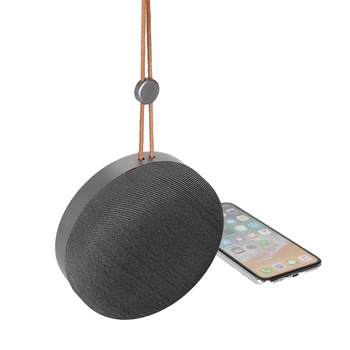 

HIFI Portable Bluetooth Speaker 10W Wireless Stereo Column Fabric Subwoofer Speakers Support TF card FM Radio USB AUX