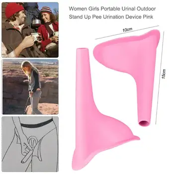 

Portable Women Female Urinal Soft Silicone Urination Device Travel Outdoor Camping Stand Up Pee Toilet Urinals for Girl Women