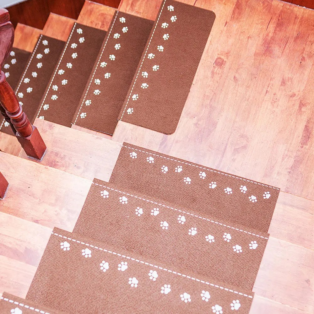 

70*22*4.5cm Soft Stair Carpet Night Luminous Stair Treads Staircase Non-slip Mat Rug Protection Cover Pad Carpet Dropshippinng
