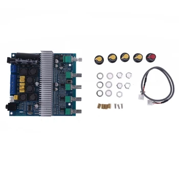 

DC12V-24V 2.1 Bluetooth 5.0 High Power Digital Subwoofer Power Amplifier Board Support 50W+50W+100W Three-channel Output