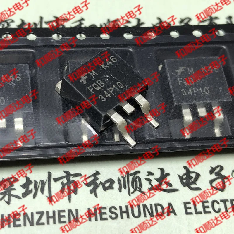 10pcs/lot FQB34P10 brand new spot TO-263 | Электроника