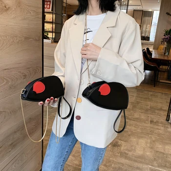 

AXUKES Brand Lady Messenger Bag 2020 New Mini Personalized Creative Mouse Bag Cartoon Handbag Bag Western Chain Shoulder Bag