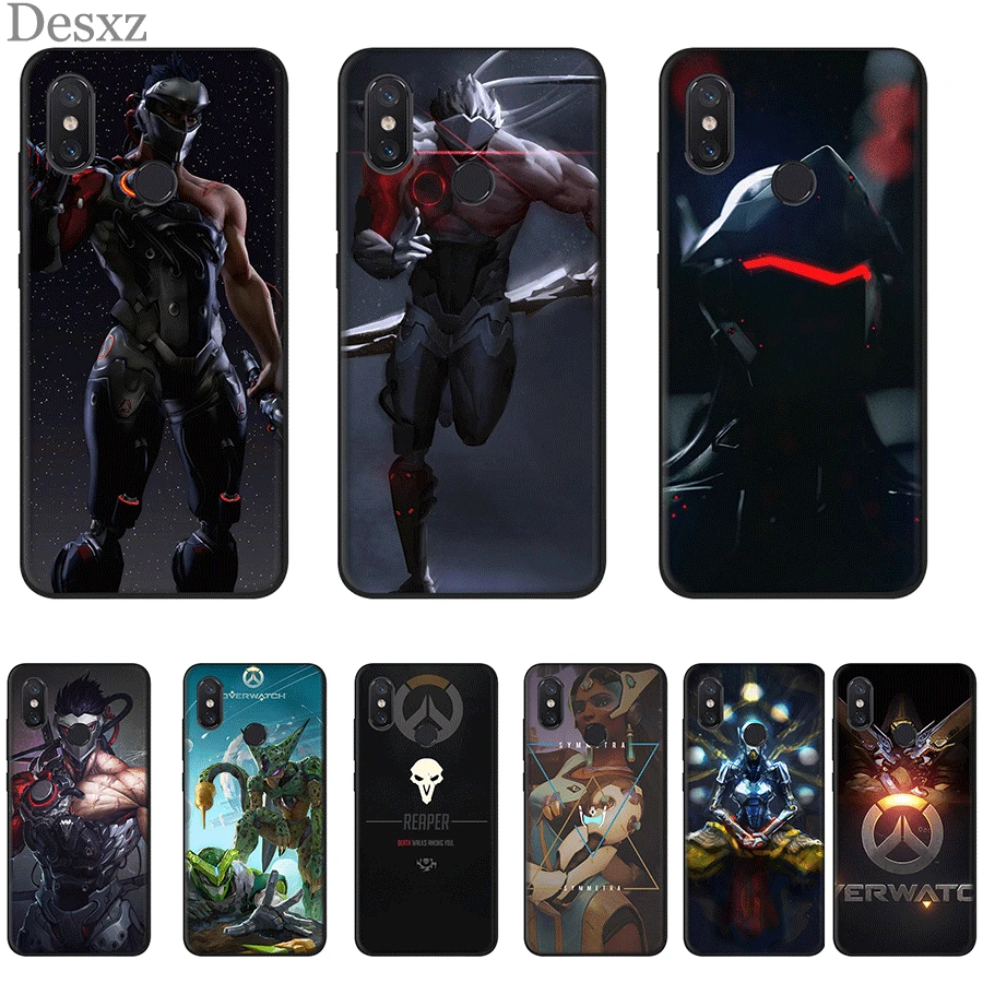 

Mobile Phone Case For Xiaomi Mi 6 8 A1 A2 A3 5X 6X CC9E MAX 3 9T 9 SE F1 8 Lite Pro Cover Overwatch Cell
