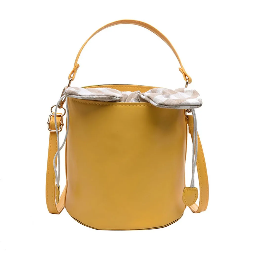 

2020 Women Fashion Solid Bowknot Ladies Shoulder Handbag Purse Crossbody Bags Girls Spring And Summer Popular Wild Bag 0113