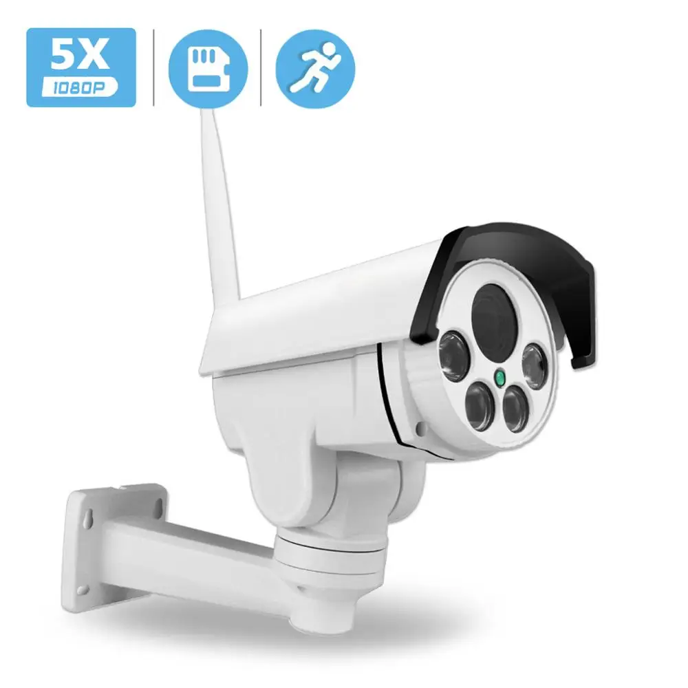 IP камера BESDER беспроводная PTZ 1080 2 7 мм автофокус 5 кратный зум 13 P|Камеры