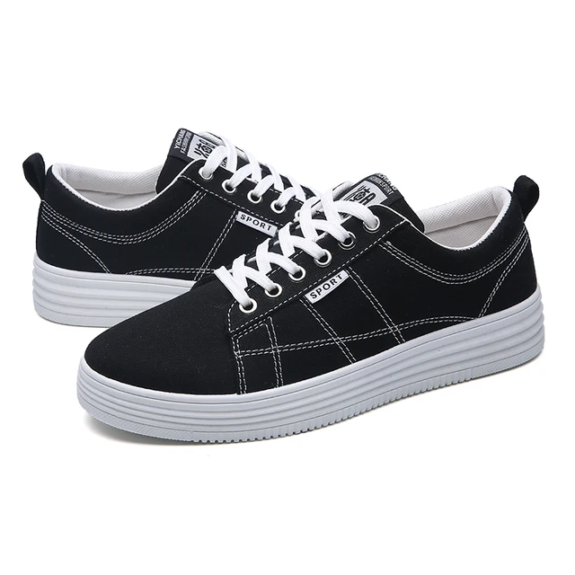 navy canvas sneakers