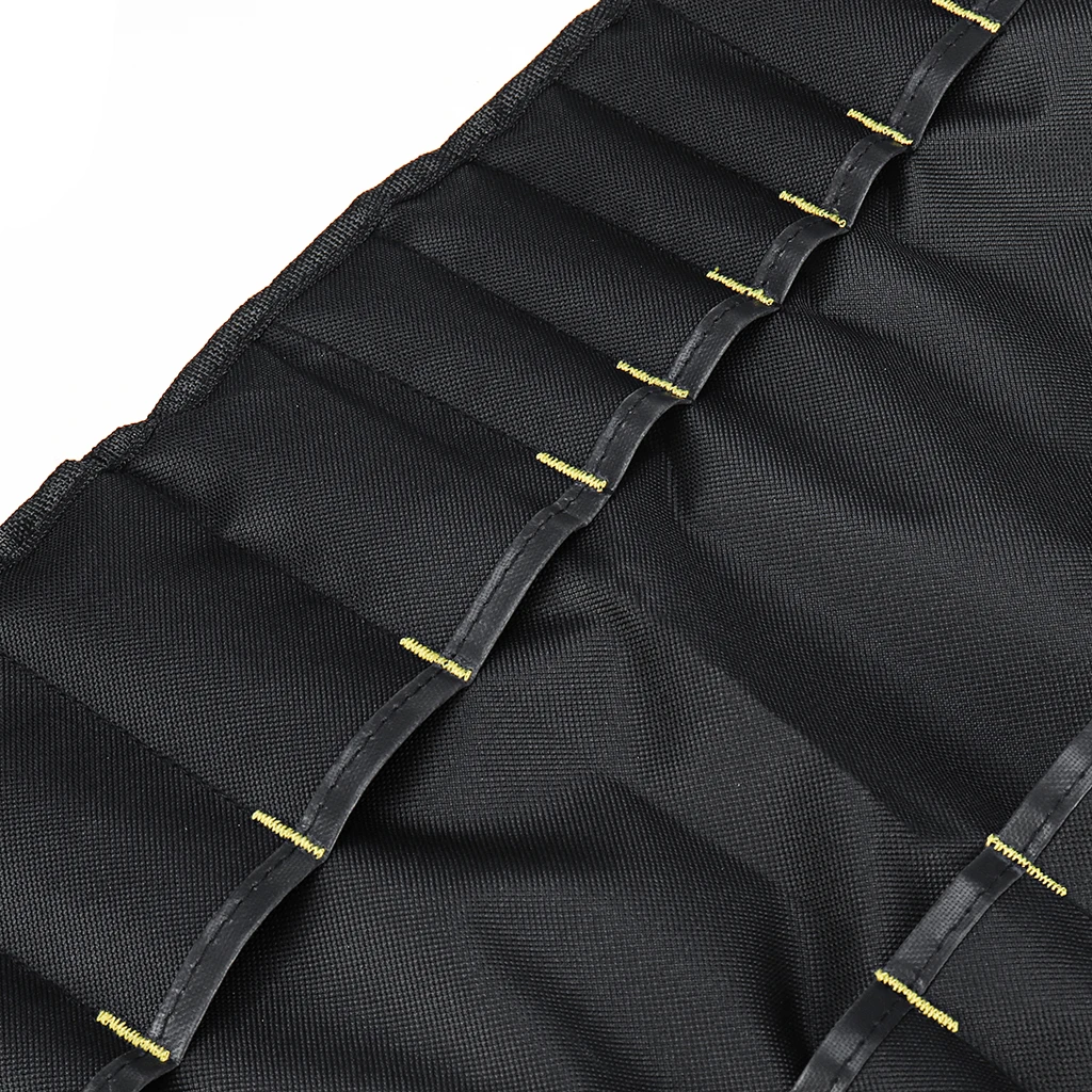 Black Chefs Knife Roll Bag, Oxford Cloth Cutlery Knives Holder Protector Kitchen Cooking Tools Wallet