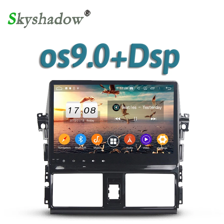 Discount Car DVD Player 10.1" DSP TDA7851 Android 9.0 4GB RAM Wifi Bluetooth 4.2 RDS RADIO GPS Map For Toyota VIOS YARIS 2013 2014 2015 0 Discount Car DVD Player 10.1" DSP TDA7851 Android 9.0 4GB RAM Wifi Bluetooth 4.2 RDS RADIO GPS Map For Toyota VIOS YARIS 2013 2014 2015 0