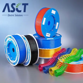 

9 meters 4*2.5 6*4 8*5 10*6.5 12*8 Air Compressor Telescopic Spiral Hose Spring Tube Dropship Flexible Air Tool Pipe