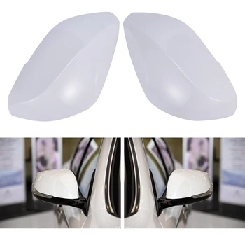 

2Pcs(Left+Right)White Rear View Mirror Cover Cap-Side Mirror Body Cover for Infiniti Q50 Q60 Q70 Q70L Qx30 2014-2020