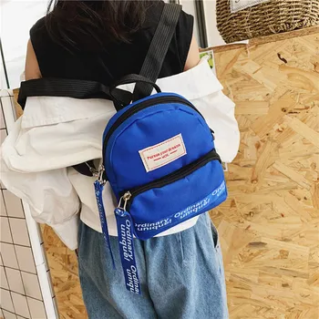

Mini Backpack Women Shoulder Bag For Teenage Girls Children Bag Multi-purpose Candy Color Small School Backpack bolsa feminina