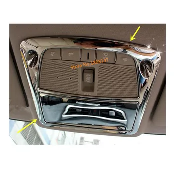 

Car ABS chrome front head read/back rear reading switch light lamp frame trim For Nissan X-trail xtrail T32/Rogue 2014 2015 2016