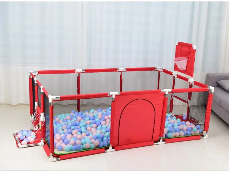 IMBABY Kids Furniture Playpen For Children Large Dry Pool Baby Playpen Safety Indoor Barriers Home Playground Park For 0-6 Years