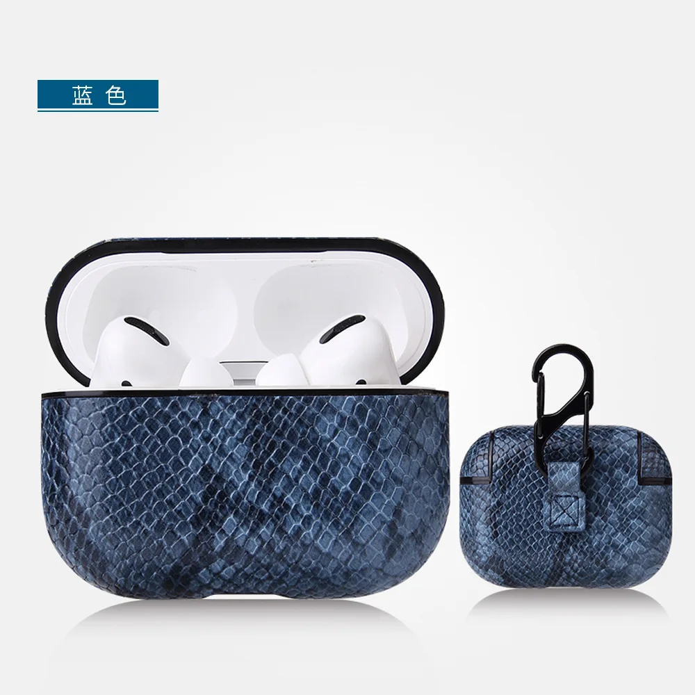 10 Для Airpods pro Bluetooth беспроводная гарнитура бизнес из искусственной кожи коробка для наушников AirPods 3 Зарядный чехол корпус чехол для гарнитуры чехол - Цвет: 10