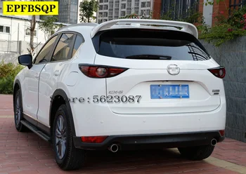 

ABS Plastic Unpainted Color Rear Roof Spoiler Tail Trunk Boot Lip Wing Car Accessories Fit For Mazda CX-5 CX5 2017 2018