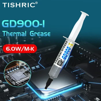 

TISHRIC 7g GD900 1 Thermal Grease For Processor Thermal Paste For CPU Heatsink Cooler Thermally Conductive Adhesive Water Cooler