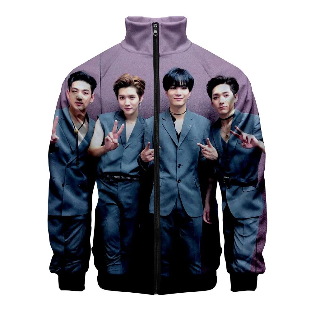 NU'EST мальчик группа куртка стиль Slim fit ветровка мужская Slim fit молния Мода Тренд Повседневная куртка ветровка