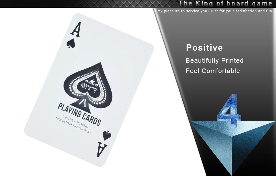 K8356 Plastic Playing Cards Texas Hold'em Poker Cards Narrow Brand PVC Poker Board Games Waterproof Wearable Bridge Can  Washed (10)