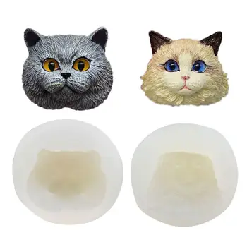 

Pet Cat Head Shape Pendant Resin Casting Mold Silicone Mold Jewelry Making Tools