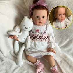 Poupée Reborn Mattia Legler pour filles, 58cm, réaliste, bébé né, corps complet en tissu, cadeau de noël 