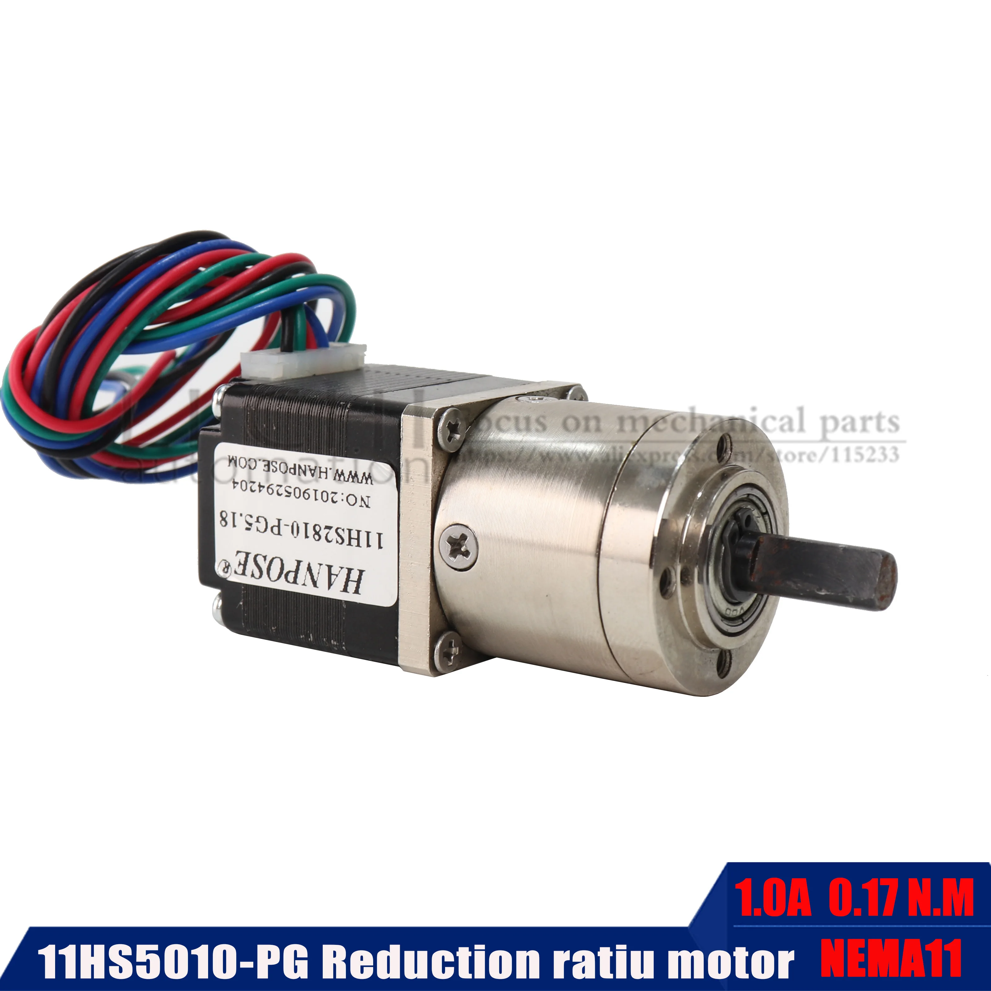 Шаговый двигатель NEMA14 50 мм шаговый 28 соотношение мотора 139-1 720-1 для оборудования