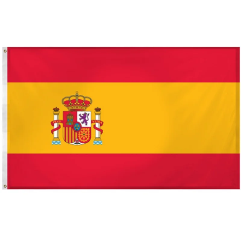 

spain Custom Flag Any size 3x5ft Flying Banner 100D Polyester Advertising Sports Decoration Car Grommets