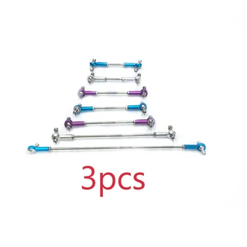 

3PCS M3 Ball Joint Pushrod Assembly Colorful Rod End Connector Servo Linkage Kit L25-190mm for RC Boat/Car/Aircraft Model Parts