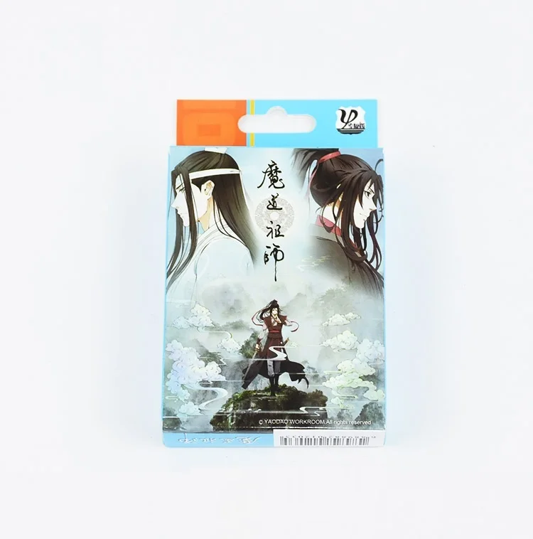 54 листа/набор Grandmaster of Demonic Cultivation аниме Poker Cards Mo Dao Zu Shi Character коллекция игральных карт