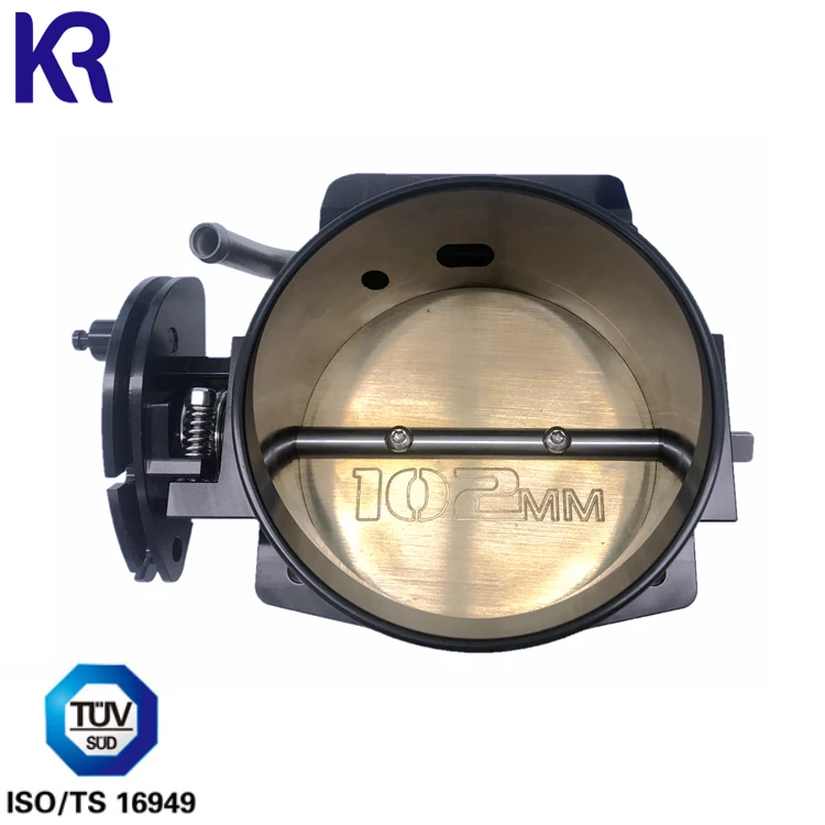 

Throttle Body 102mm Black Polished CNC Billet Cable for GM LS1 LS2 LS3 with BOLTS and GASKET