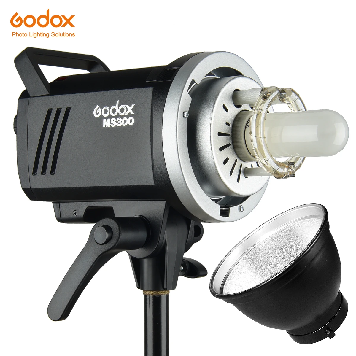 

Godox 200W MS200 or 300W MS300 Studio Flash 2.4G Built-in Wireless Receiver Lightweight Compact and Durable Bowens Mount Flash