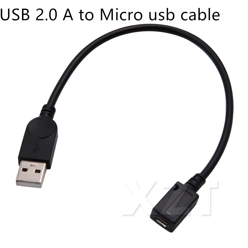 Adaptador convertidor USB A macho A Micro B de 5 pines V8 hembra, Cable USB para adaptador de ordenador portátil Android|Cables móviles| - AliExpress