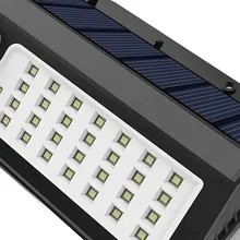 62LED 450LM Солнечный настенный светильник с датчиком солнечной энергии, Лампа безопасности для сада и улицы