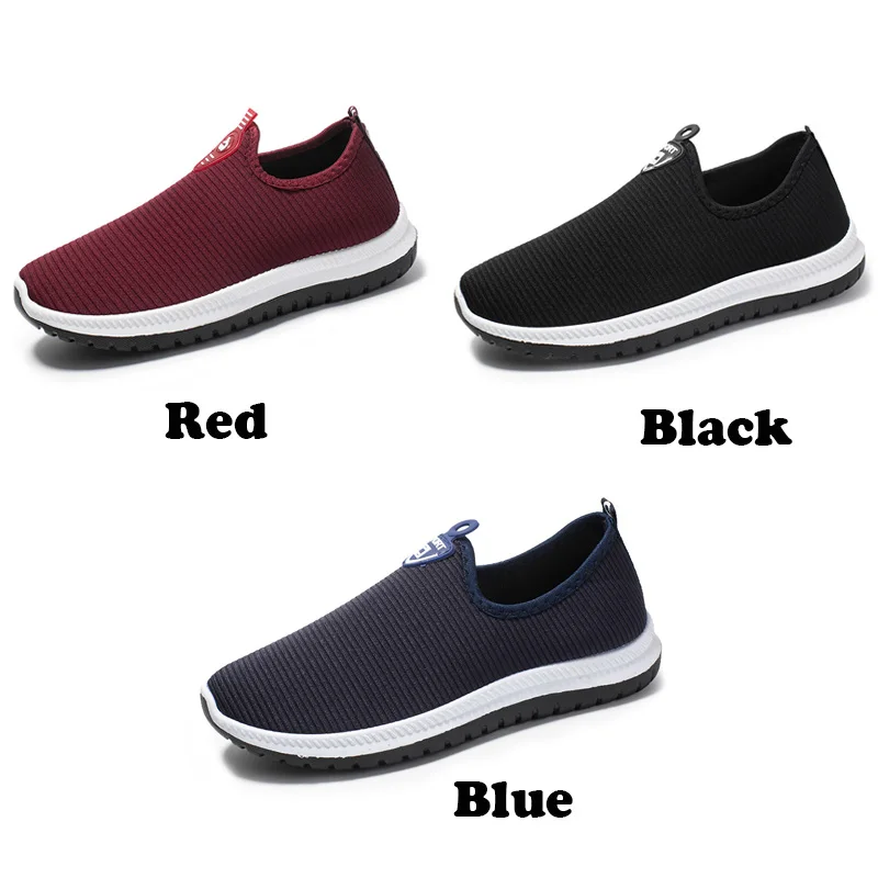 Mesh Running Shoes One Foot Men's Old Beijing Sneakers Breathable Casual Non-slip Sport Shoes Men Single Shoe Walking Low-top