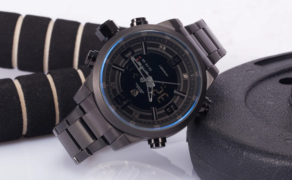 maddox digital military chronograph watch