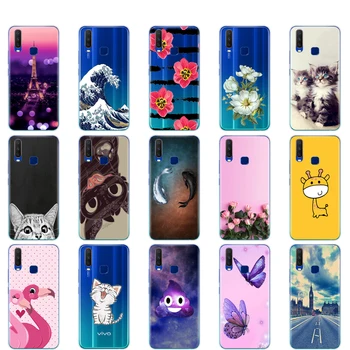 Перейти на Алиэкспресс и купить Силиконовый чехол для Vivo Y11, 2019, чехол 6,35 дюйма, мягкий чехол из ТПУ для Vivo Y17 Y15 Y12 Y3, Fundas Vivo Y 17 15 12 3 11