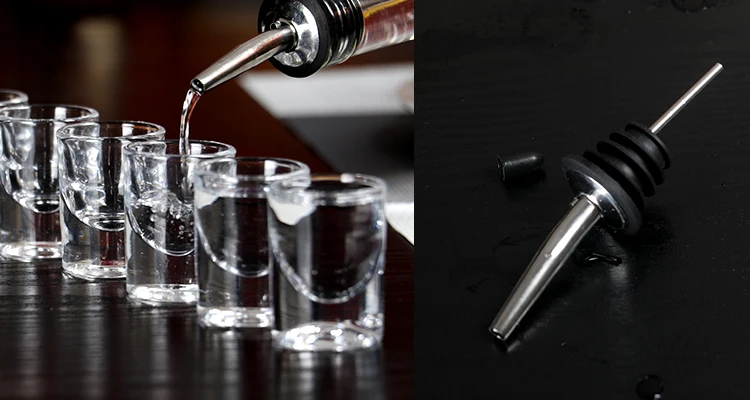 lead free glass heavy base shot glass liquor glasses set for vodka,baijiu,soda 07