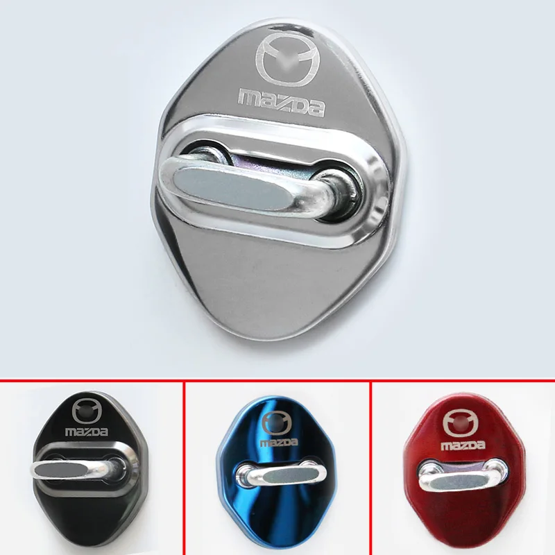 

Door Lock Protective Cover Car Interior Styling Moulding For Mazda CX-5 CX-4 CX-7 Mazda 3 6 Axela Atenza Artz Cool Accessories