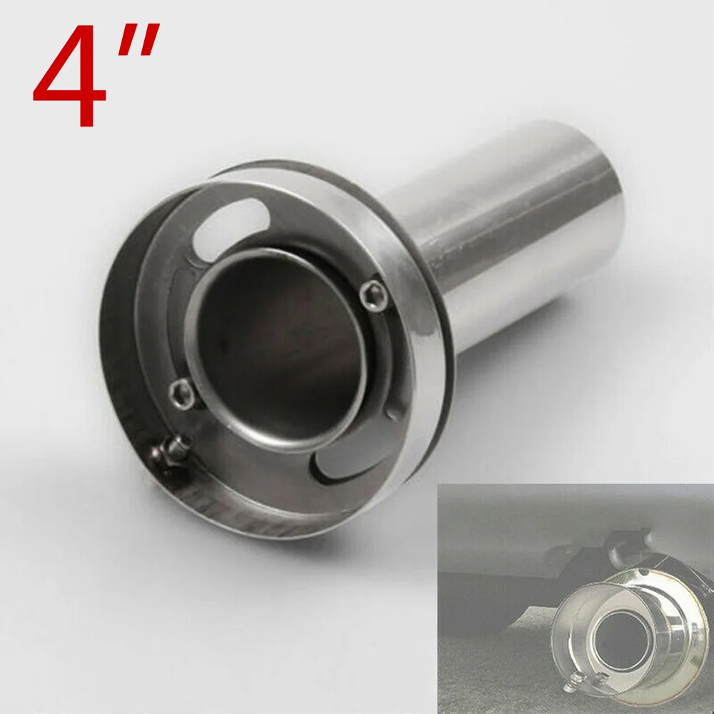 Автомобильные выхлопные трубы внешние аксессуары Съемный автомобиль 4 дюймов вставка круглый