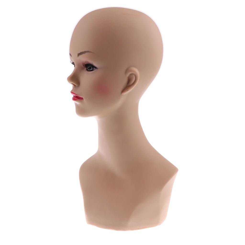 Female Mannequin Manikin Head Model Wigs Jewelry Scarf Showcase Displayer