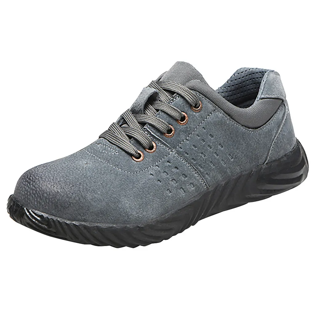 

SAGACEMen's and women's breathable tendon bottom smash-proof stab-resistant protective shoes safety work shoes protective shoes