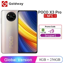 Global Version POCO X3 Pro 8GB 256GB Smartphone Snapdragon 860 Octa Core FHD+ 120Hz DotDisplay 5160mAh 33W NFC Quad AI Camera